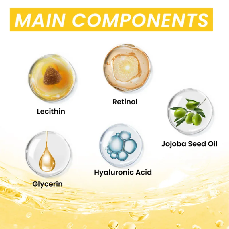 Антивозрастная лифтинг-укрепляющая сыворотка для лица с ретинолом средство