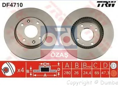 

Код магазина: DF4710 для диска на 06 ELANTRA 1,6 crdi