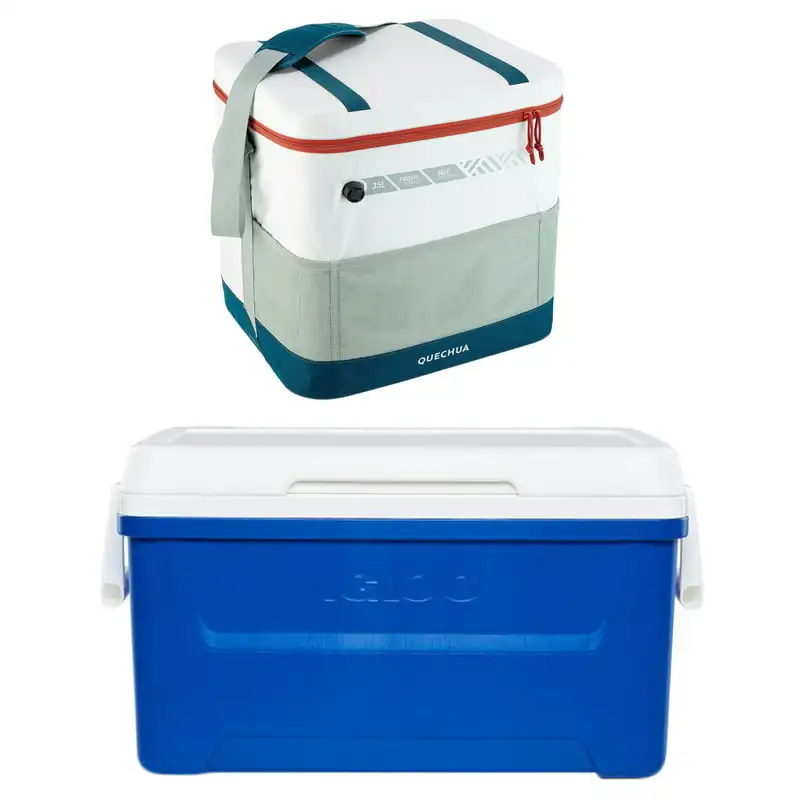

Hard Cooler and Camping Soft Cooler, 35 L