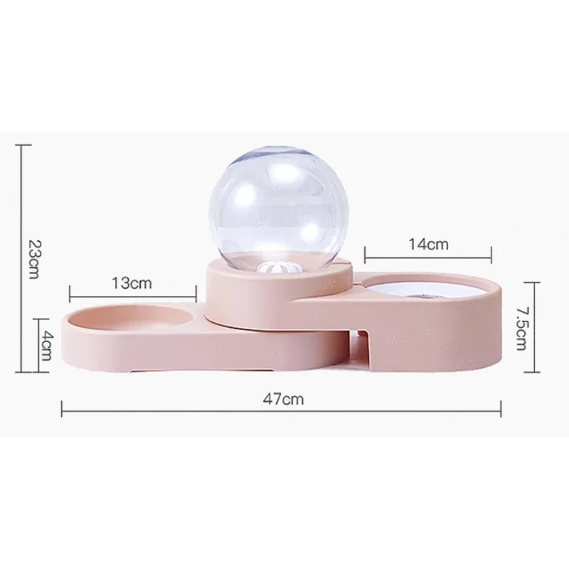 Горячая распродажа 2024 медленная кормушка для кошек и собак с бутылкой воды