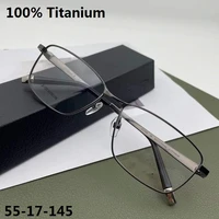 men square business eyeglasses japanese brand pure titanium glasses frame zt27023 prescription eyewear myopia optical spectacles