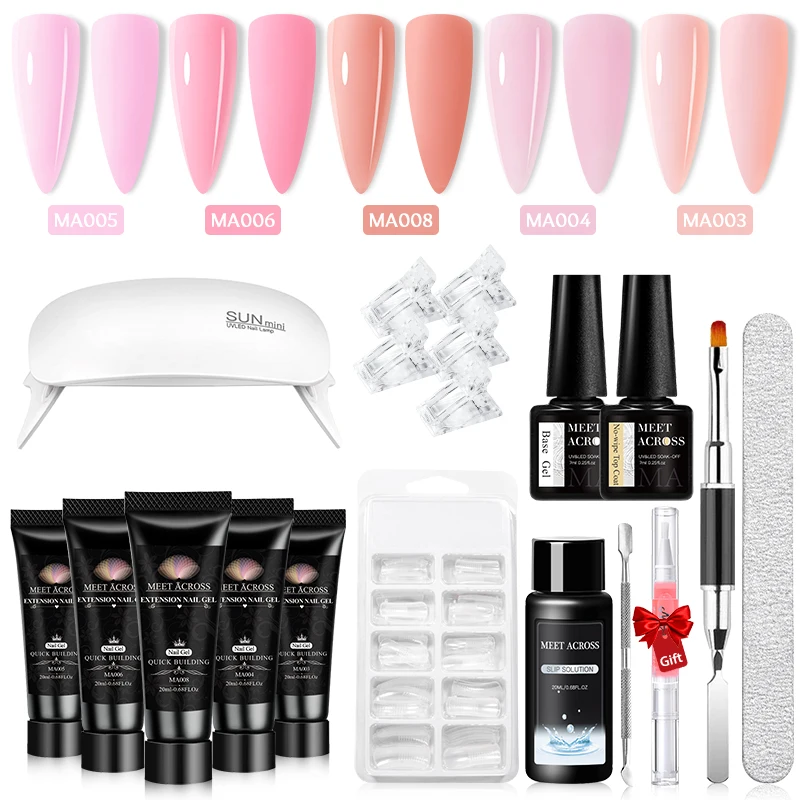 Длинные ногти гель костюм маникюр угловой толкающий палец удлиненная форма