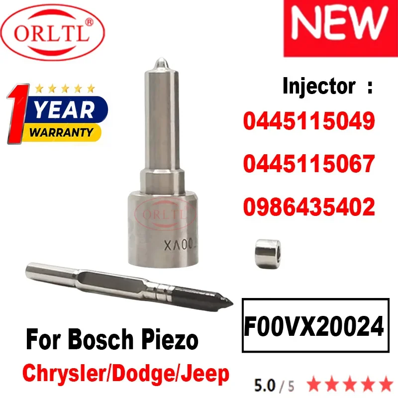 ORLTL F00VX20024 Форсунка Common Rail 0445115049 0445115067 0986435402 Для пьезоинжектора BOSCH Chrysler/Dodge/Jeep