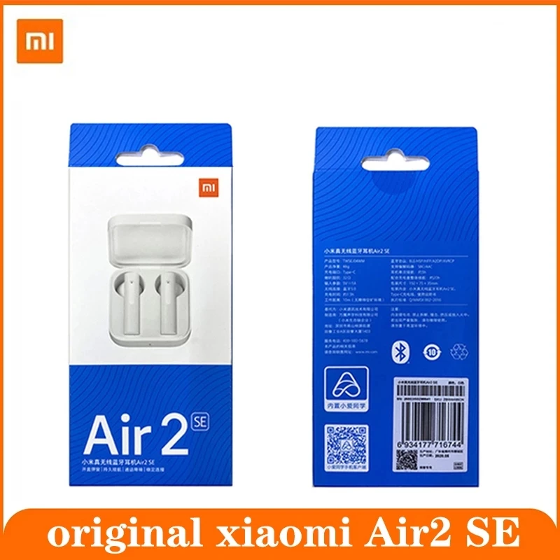 

TWS-наушники Xiaomi Air2 SE, Bluetooth 5,0, сенсорное управление
