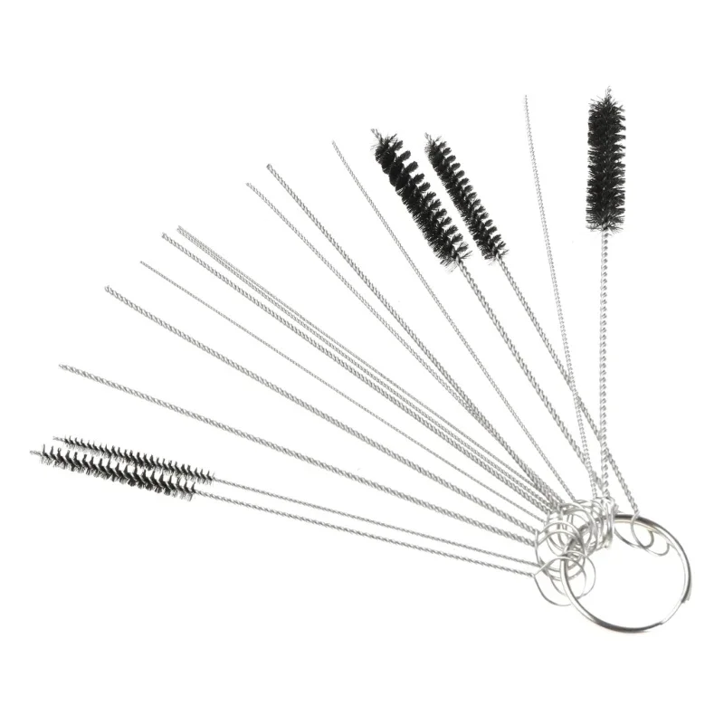 Высокоэффективный набор игл для чистки карбюраторов 15 размеров щетка удаления