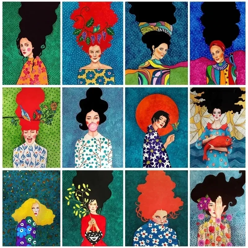 Классический стиль печать на холсте водостойкая картина с тушью распыление