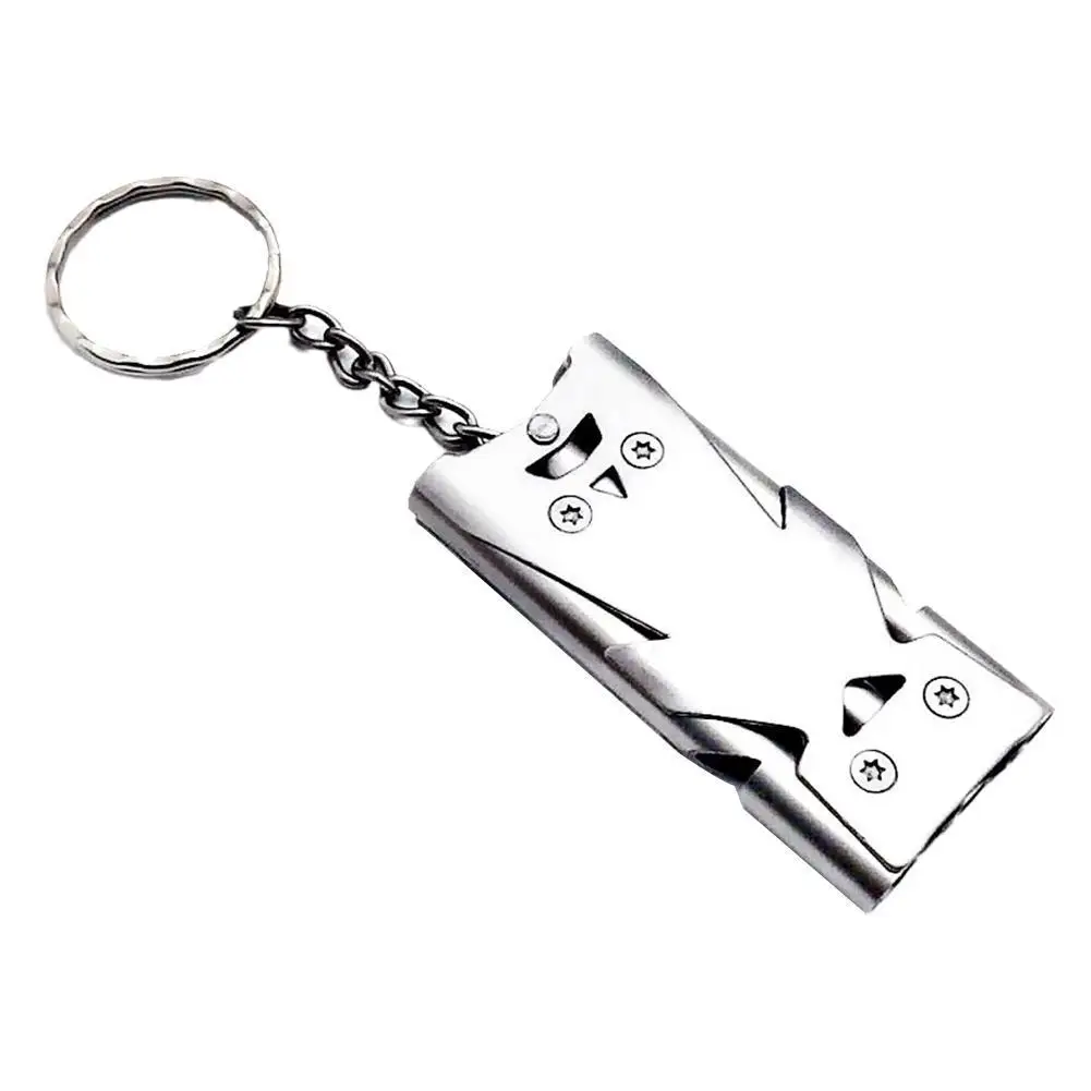 

Hiking Survival Steel High-Decibe Training Whistle Survival Rescue Whistle Outdoor Tool High-Frequency Whistle