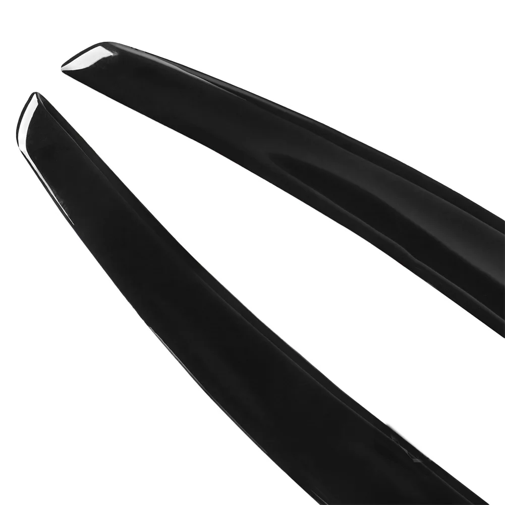 

Durable Practical To Use Brand New Headlight Eyebrow Cover Carbon Fiber Gloss Black High Quality Perfect Match