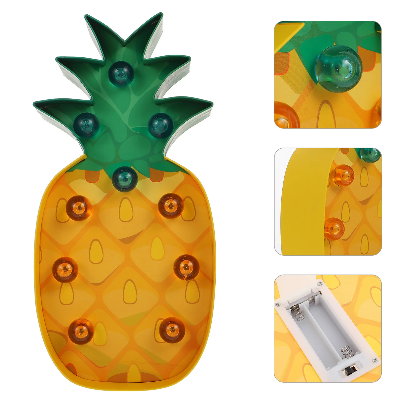 

Night Light 3D Lamps Nursery Led Lights Lamp Pineapple Paper Control Remote Illusions Optical Kids Bedside Fruit Arts Diy Stand