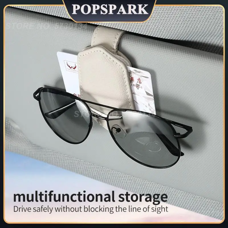 

Многофункциональный Автомобильный держатель для солнцезащитного козырька, 1 шт., прочный Автомобильный держатель для карт и очков, универс...