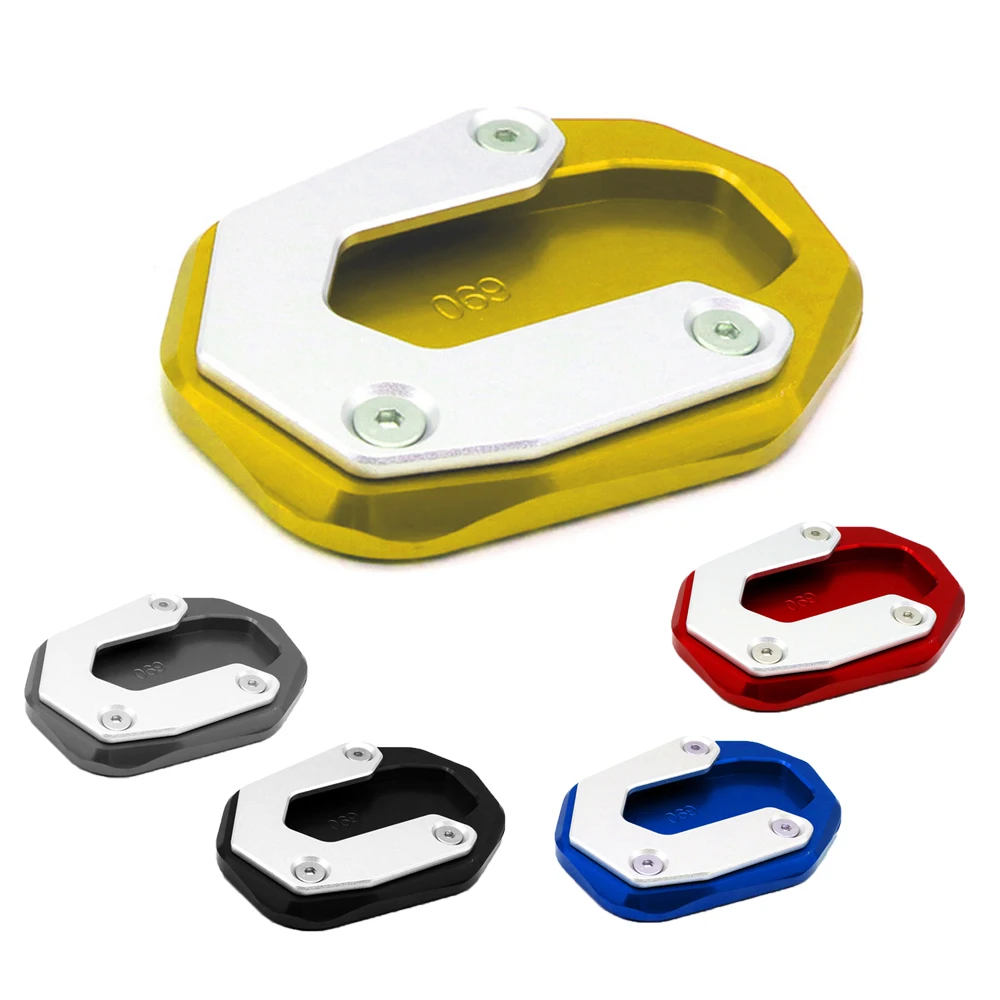 

Motorcycle Side Kickstand Extension Stand For Ducati Scrambler 800 2015 2016 2017 2018 Support Plate Pad Enlarge CNC Accessories