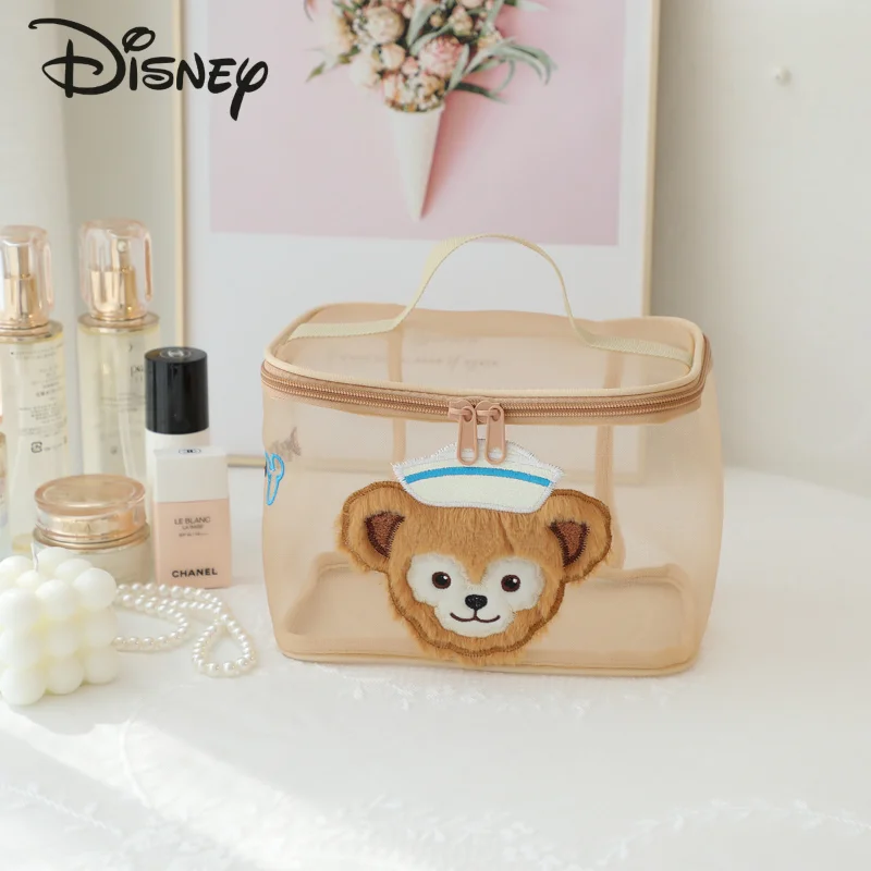 Disney New Portable Makeup Bag Fashion High Quality Business Travel Wash Bag Cartoon Large Capacity Multifunctional Storage Bag