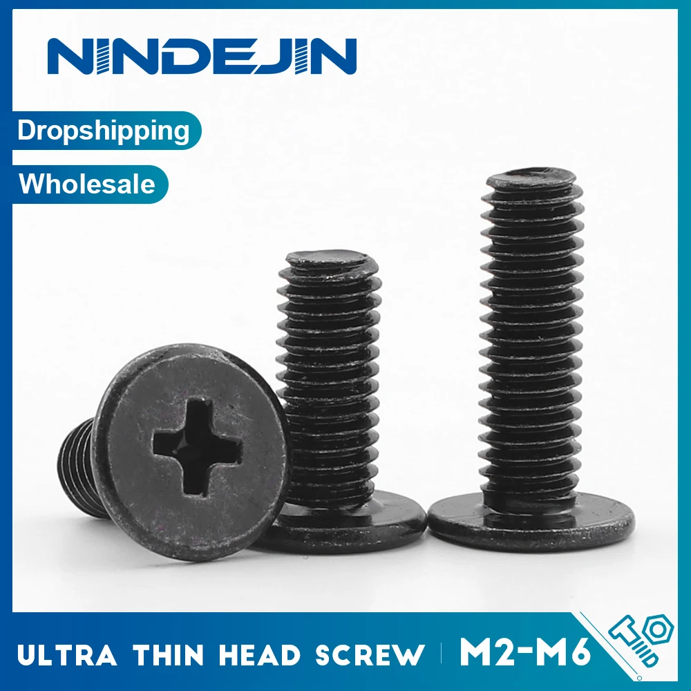 

Черные винты из нержавеющей стали NINDEJIN M2-M8