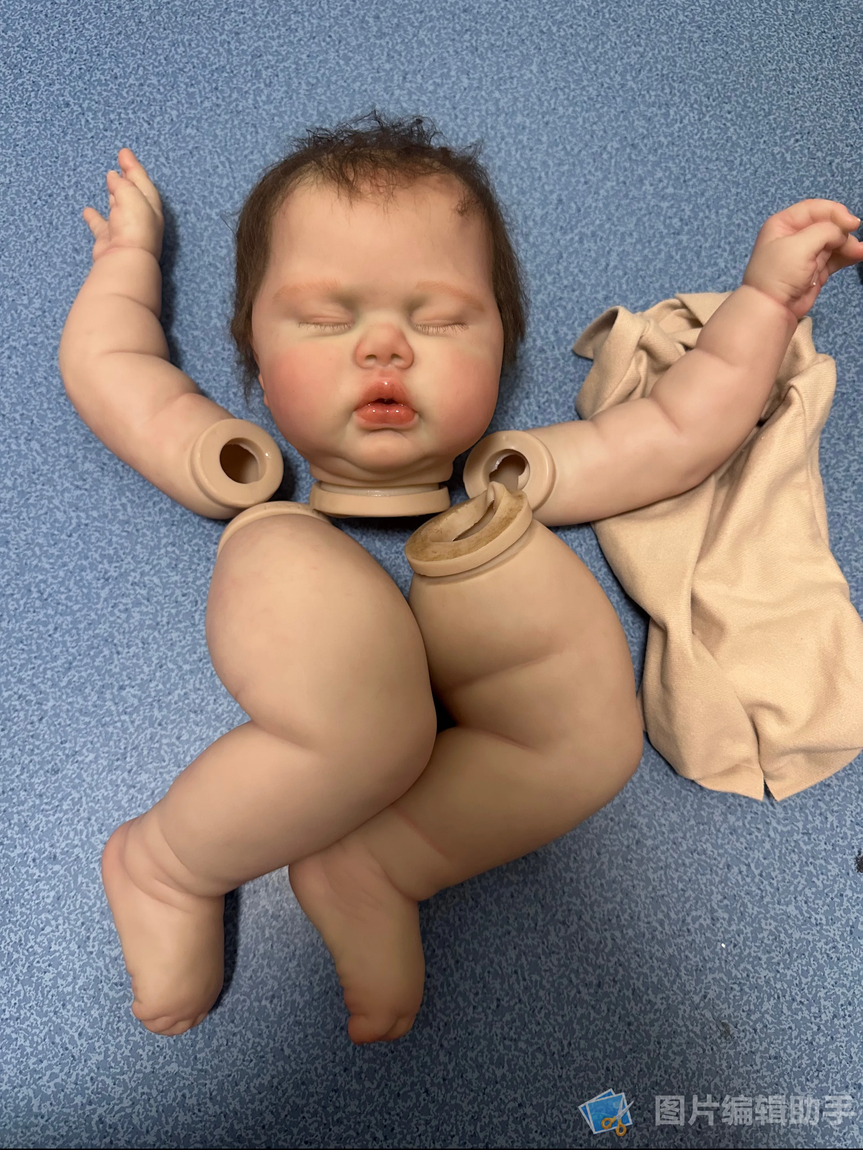 FBBD Индивидуальная ограниченная поставка 25 ДЮЙМОВ Reborn Baby Pickle с ручной росписью из