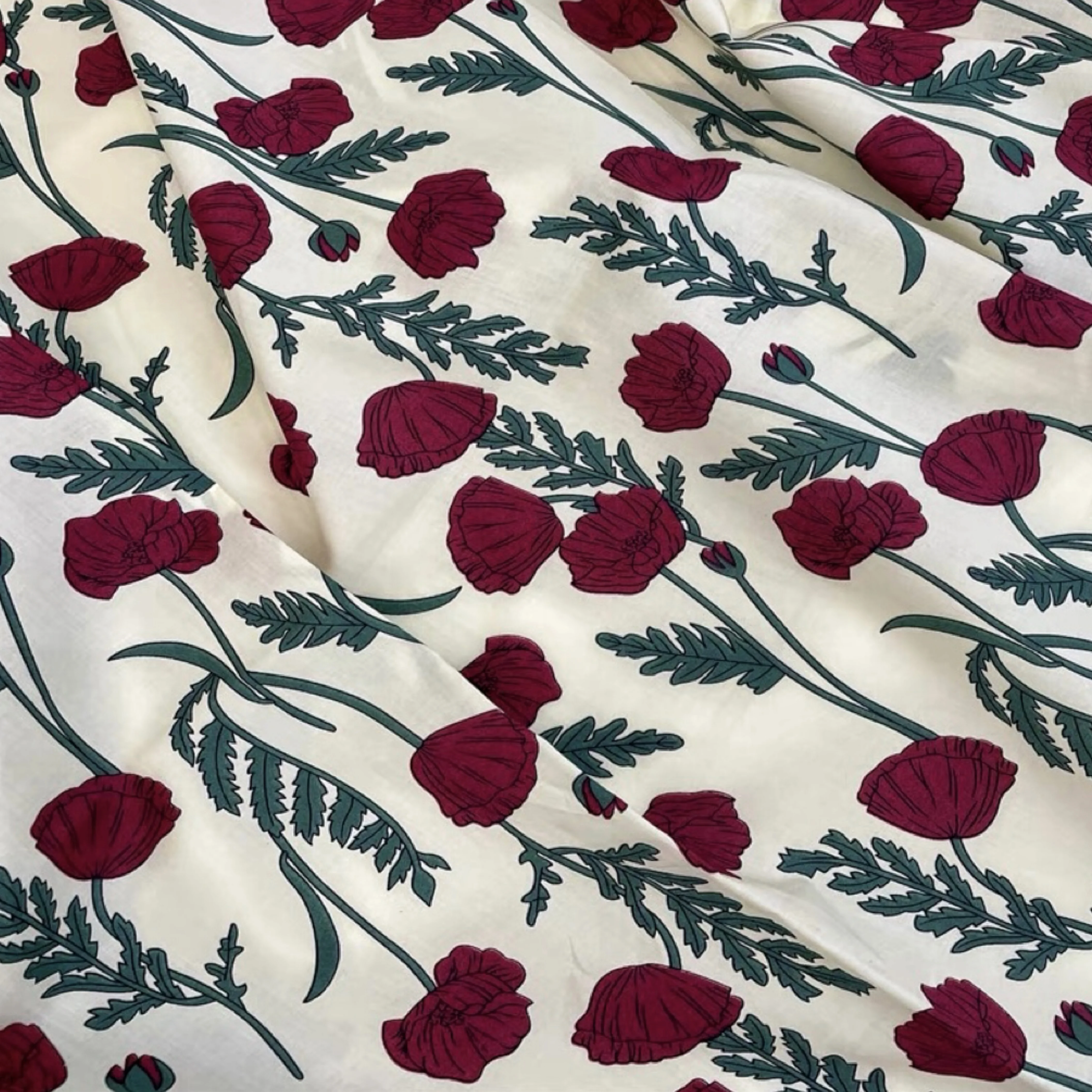 Свобода Роза Цветочный 100% Хлопок Ткань 60S Оригинальный Дизайн Цифровая Печать