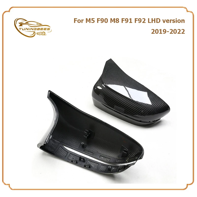 Крышка бокового зеркала из АБС-пластика/углеродного волокна для BMW M5 F90 M8 F91 F92