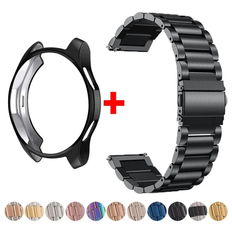 Ремешок и корпус для Samsung Galaxy Watch 6 5 4 44 мм 40 классический браслет из нержавеющей