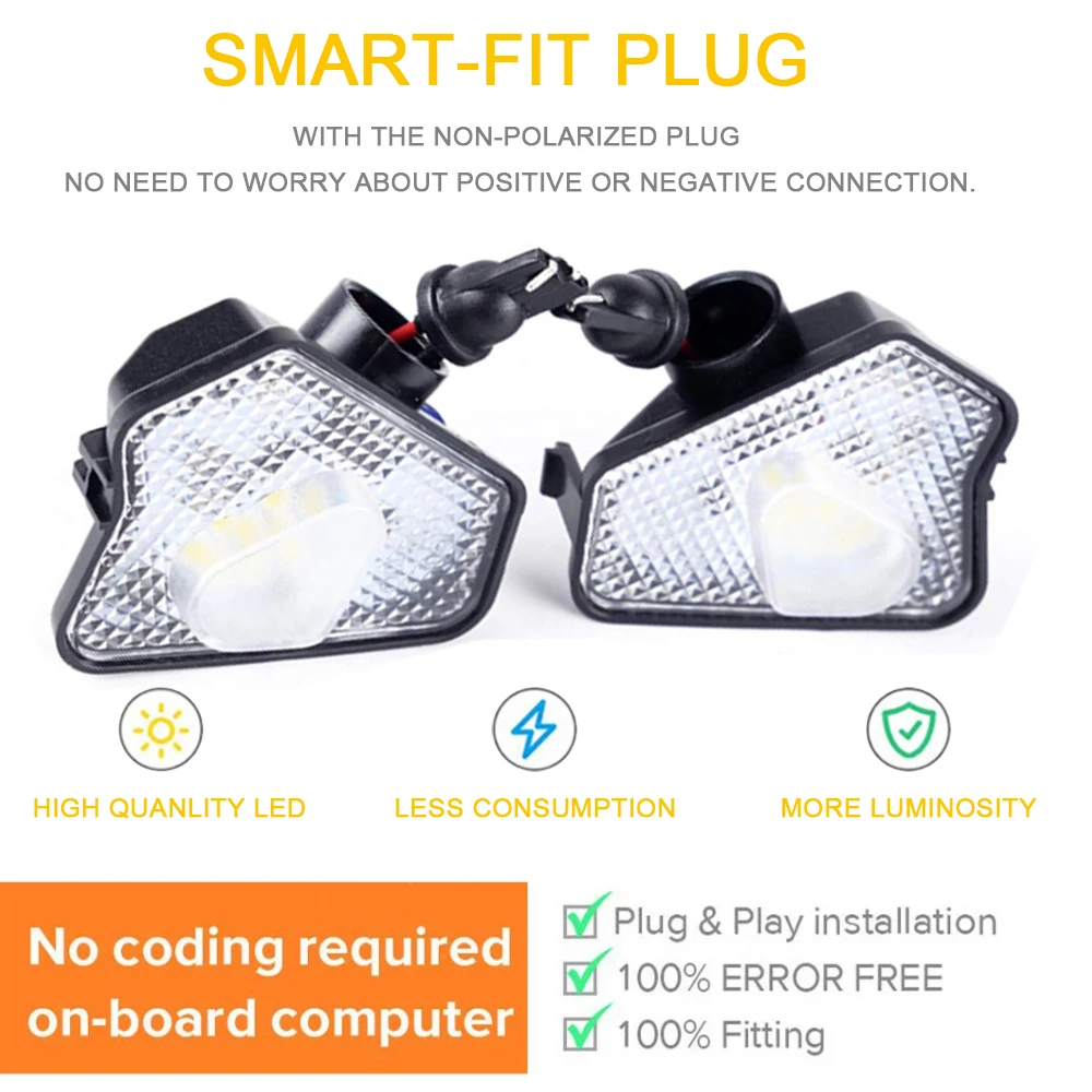 2 шт. светодиодные лампы зеркала мерседес для заднего вида GLC200 GLK200 GLA180 CLS280 CLS220 CLA180