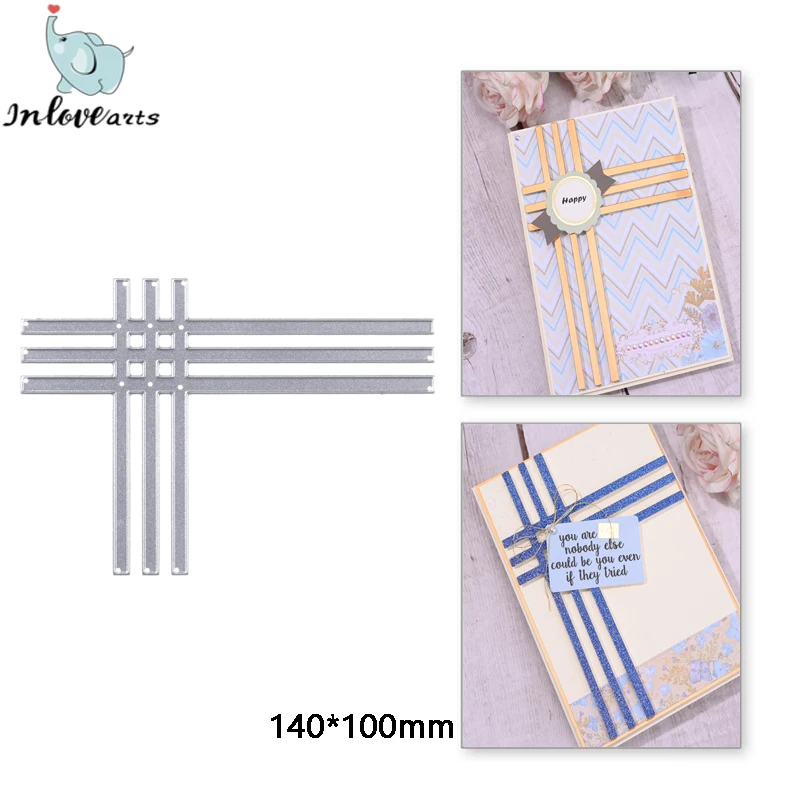 InLoveArts Strips Slimline Metal Cutting Dies Cut Frame For DIY Scrapbooking Making Template Decorative Embossing Craft 2023 New