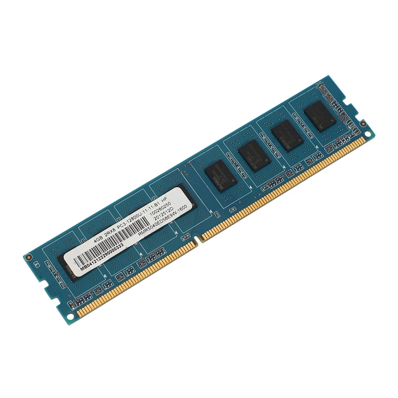 Фото Память DDR3 для настольного компьютера, 4 Гб, 2RX8, 1600 МГц, 240 контактов, 1,5 в, DIMM ОЗУ для материнской платы AMD №4