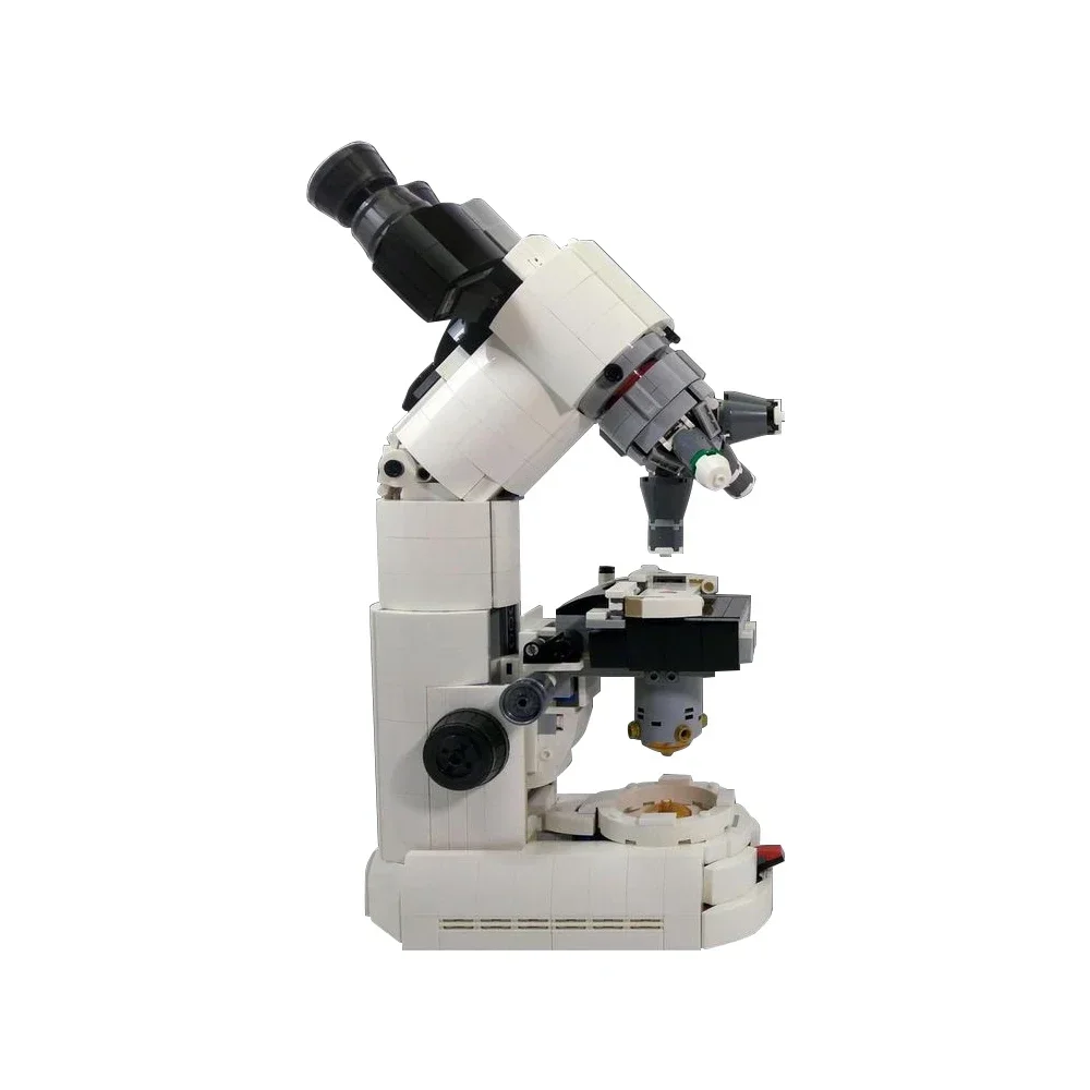 

Конструктор gobrick MOC для микроскопа, Набор строительных блоков, развивающая игрушка, для научных исследований, экспериментальный микроскоп в подарок