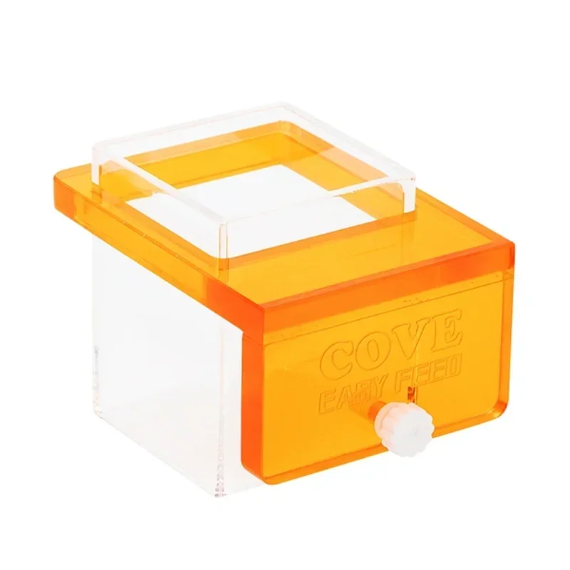 

Красивое и практичное акриловое квадратное Кольцо Для Кормления Рыбы EasyFeed