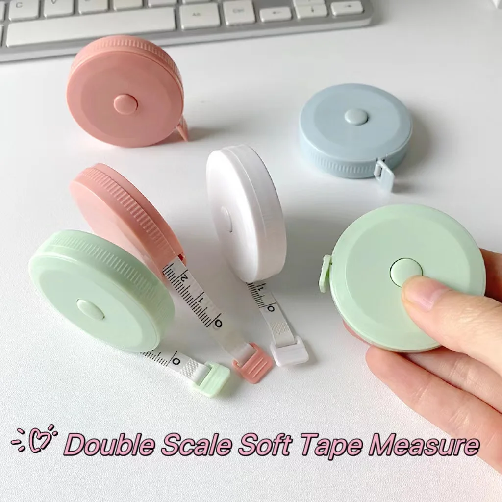 

1.5/2M Soft Tape Measure Double Scale Body Sewing Flexible Measurement Ruler For Body Measuring Tools Tailor Craft 60/79Inch