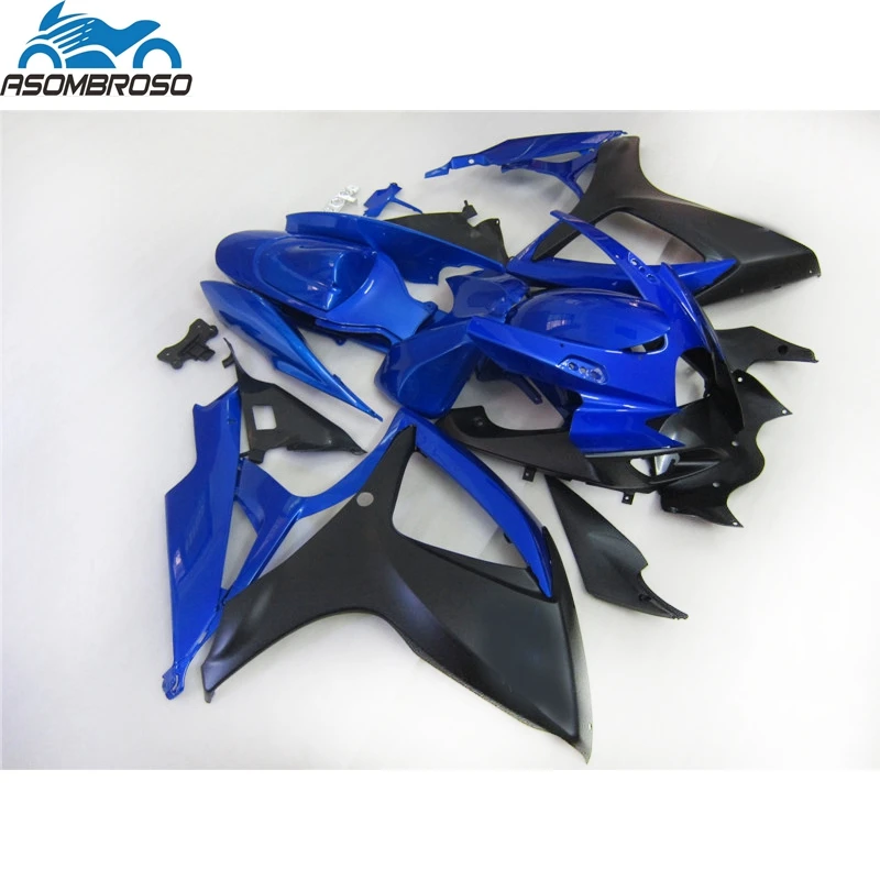 Комплект обтекателей для кузова литье под давлением SUZUKI GSXR 600 750 2006 2007 черные