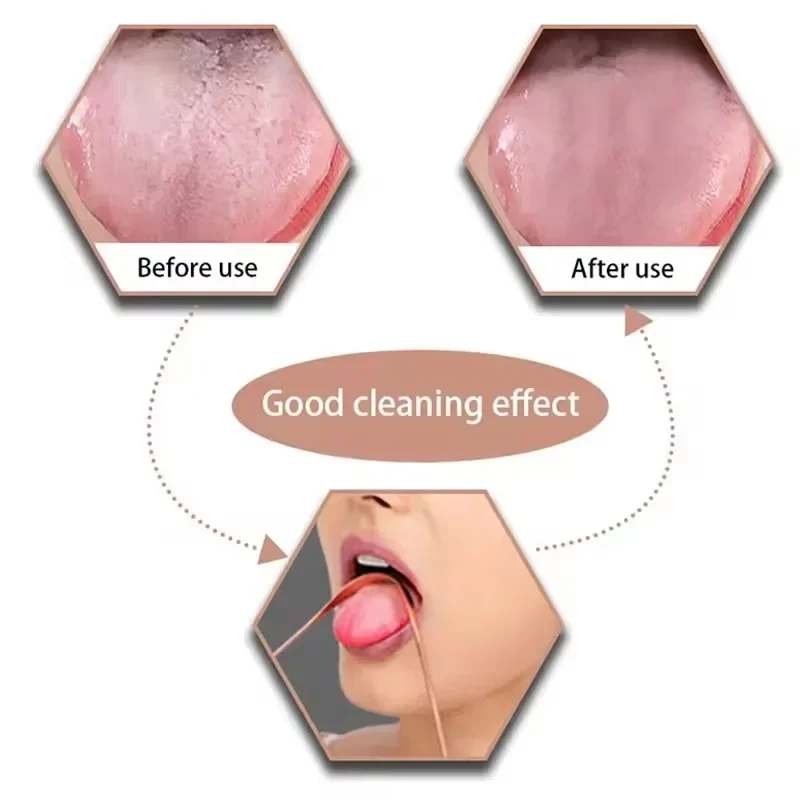 1 шт. скребок для языка из чистой меди