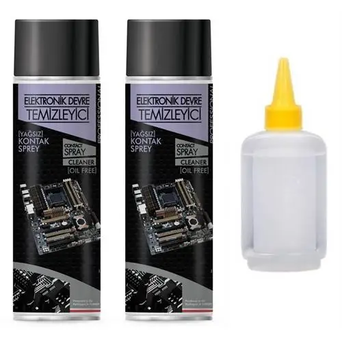

MasterCare 2 PCS Oil-Free Electronic Circuit Board Cleaner Machine Oil Set 712411