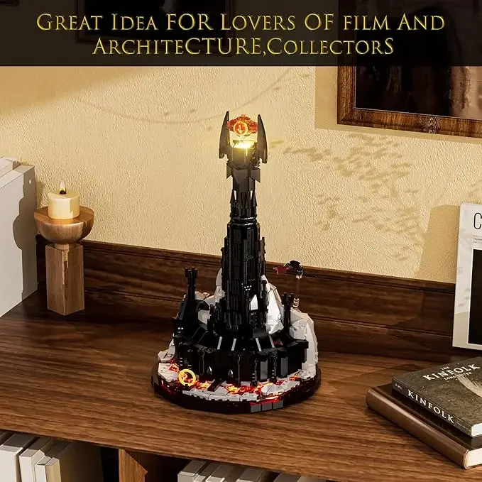 Набор строительных блоков MOC Lorded с кольцом светящимся замком архитектурой темной