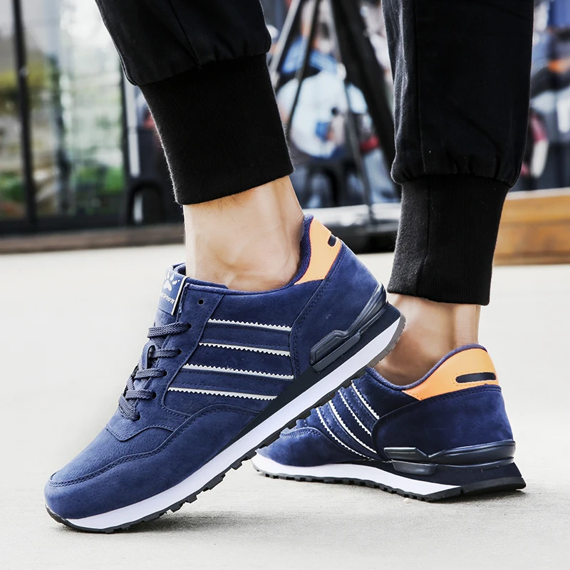 Mesh Breathable Sneakers Men Sport Running Shoes Women Light Athletic Shoe Leather Men Casual Flats Trail Walking Shoe Plus Size