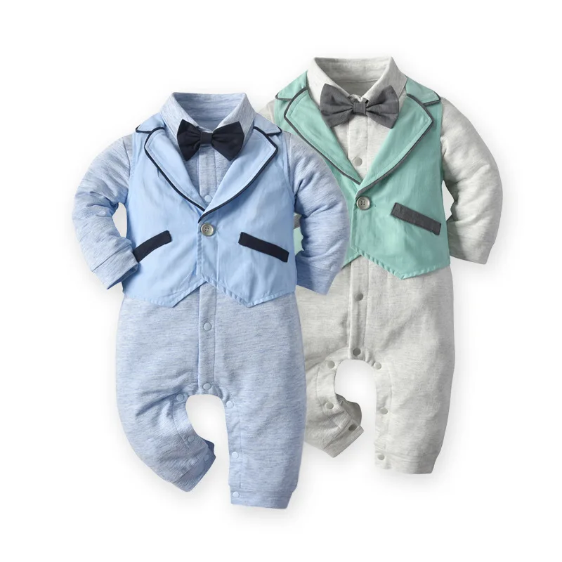 Baby's Clothing Set Spring Autumn Baby Boy Clothing Rompers One-Pieces Suit