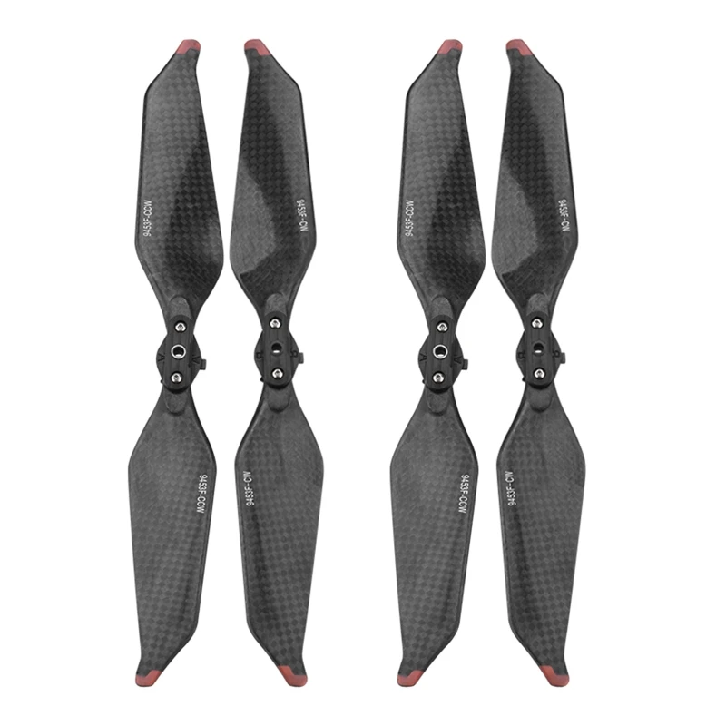 

2 Pairs Drones Propeller Wings Quick Release Low Noise Foldable Carbon Fiber Propellers Blades for mavic 3 Accessories
