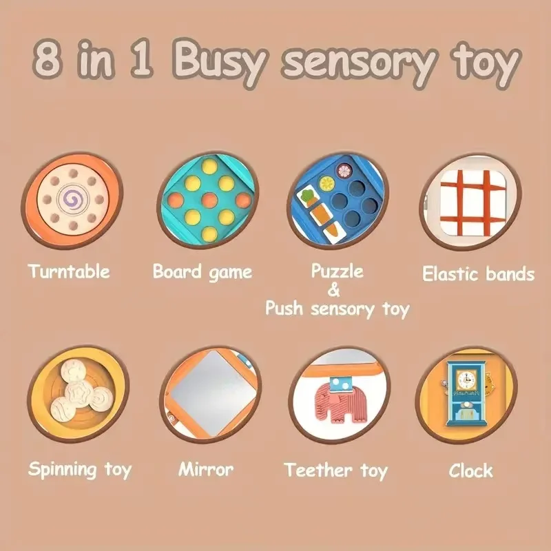 Игрушки Монтессори влекательная занятая доска детский кубик для занятий