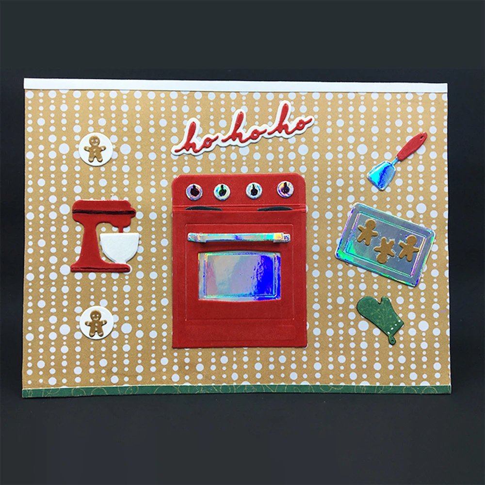 Холли Веселые Рождественские металлические штампы для резки DIY изготовление