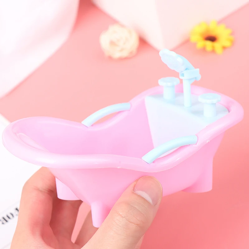 

Bathroom Furniture Dollhouse Miniature Doll Baby Toddler Toy for 26-30cm doll