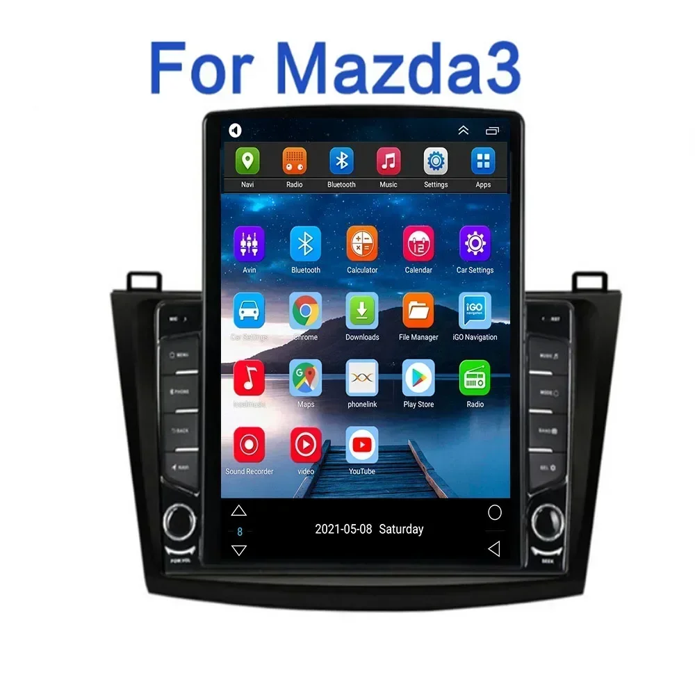 9 7 &quotAndroid 13 для MAZDA 3 MAZDA3 2010-2013 Тип Tesla Автомобильный радиоприемник Мультимедийный