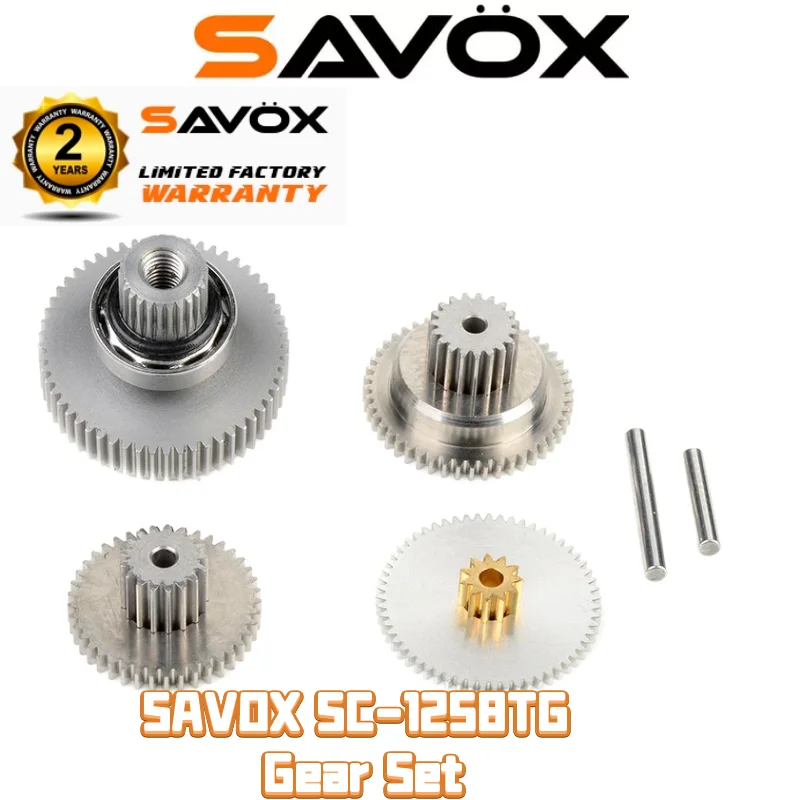 Оригинальный SAVOX SC-1258TG Gear Set High Torque титановый передаточный механизм Gear Servo SAVOX 1258, включая подшипники