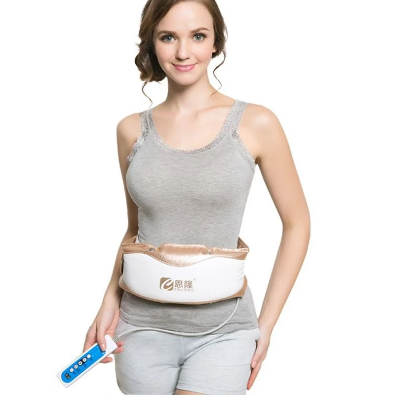 

Body Massage Belt Body Timing Mode Vibration Massage Machine For Belly Slimming PU Material Fat Rejection Machine Slimming Belt