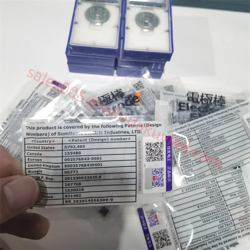 Newest Original ER-10 Electrodes for Sumitomo Type-39 TYPE-66 TYPE-81C T-600C 400S Fiber Optic Fusion Splicer Electrode rod