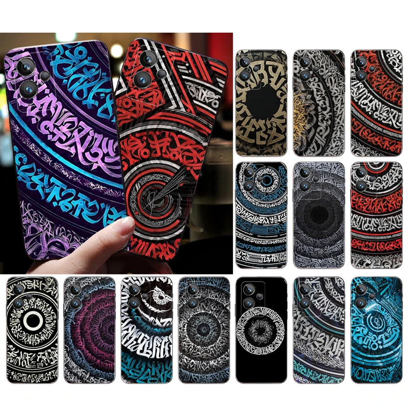 

Phone Case for OPPO Realme GT 2 Pro X2 Pro XT C25S 9 8 7 6 Pro 6i GT Master C3 C21 C21Y C11 X3 SuperZoom Pokras Lampas Graffiti