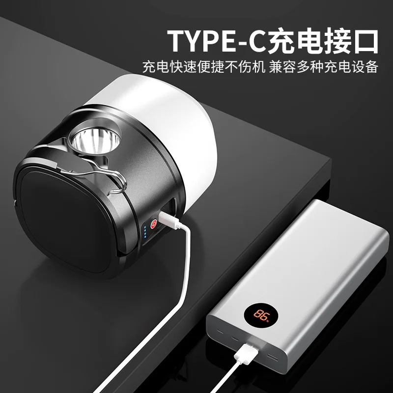 Аккумуляторная лампа для кемпинга на солнечной батарее внешняя экстренная