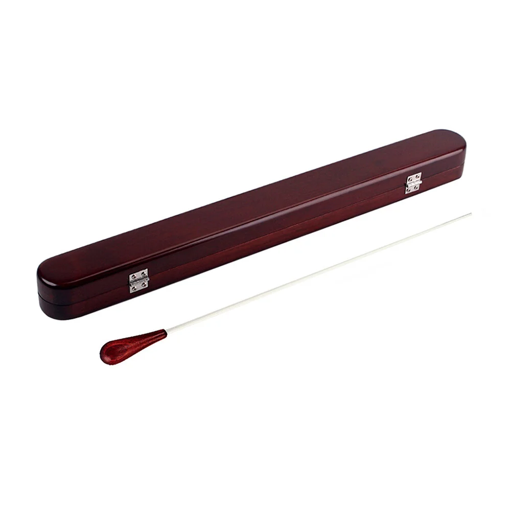

Rosewood Wooden Band Music Director Orchestra Conductor Conducting with Storage Box R135C (Brown)