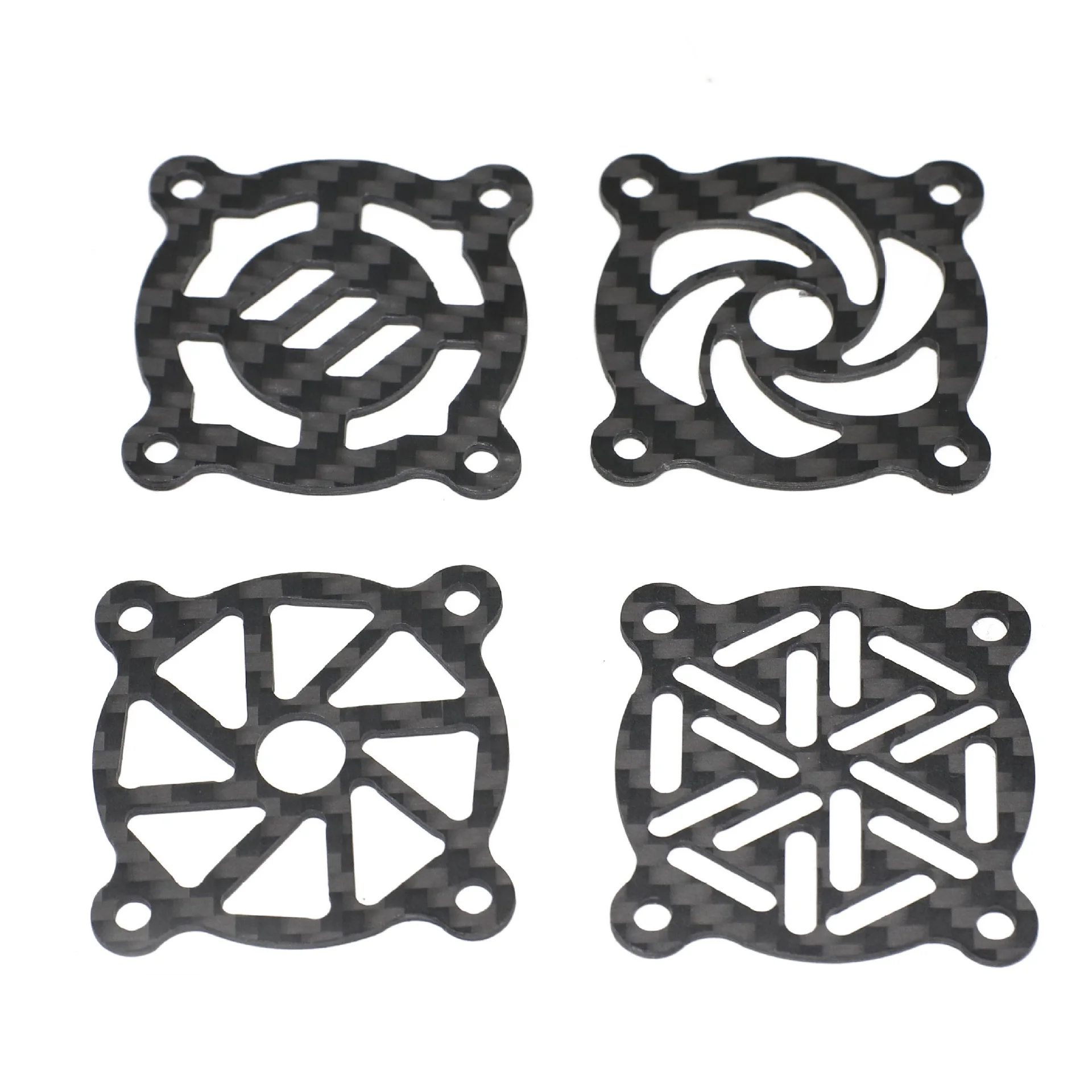 

Carbon Fiber Cooling Fan Cover 40x40mm 30x30mm For RC Motor ESC Electric Regulating Fan Protection Cover