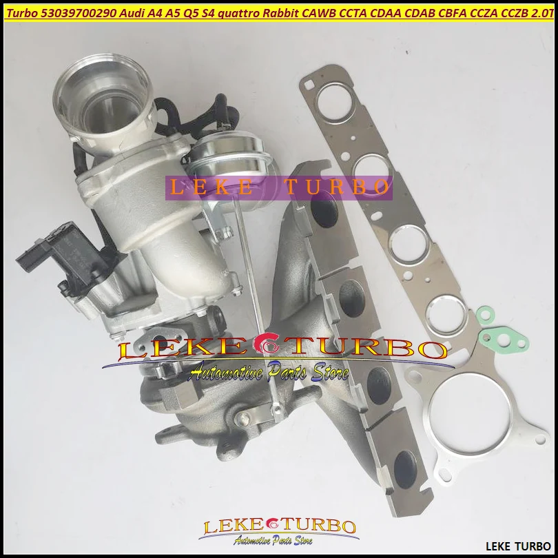 Турбокомпрессор 53039700290 для Audi A4 A5 Q5 S4 Avant quattro, Seat Exeo A4Q Golf R32 Rabbit CAWB CDAA CDAB CCTA CBFA CCZA CCZB 2.0T (art.: 3920d7cbced77) - 3920d7cbced77