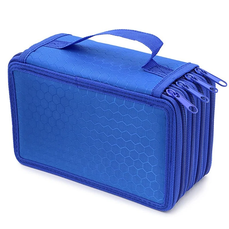 

Multi-Layer Pencil Case 72 Inserting Portable Large Capacity Colouring Pencils Organiser for School Office