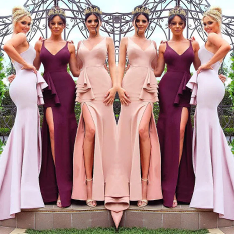 

Casual sexy 2023 hot dress, Spring/Summer New Women's Sexy V-neck Sleeveless Dress Slim Fit Long Dress