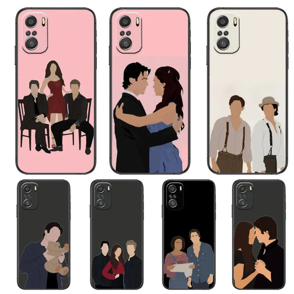 

The Vampire Diaries Phone Case For xiaomi redmi 11 Lite pro Ultra 10 9 8 MIX 4 FOLD 10T Black Cover Silicone Back Prett
