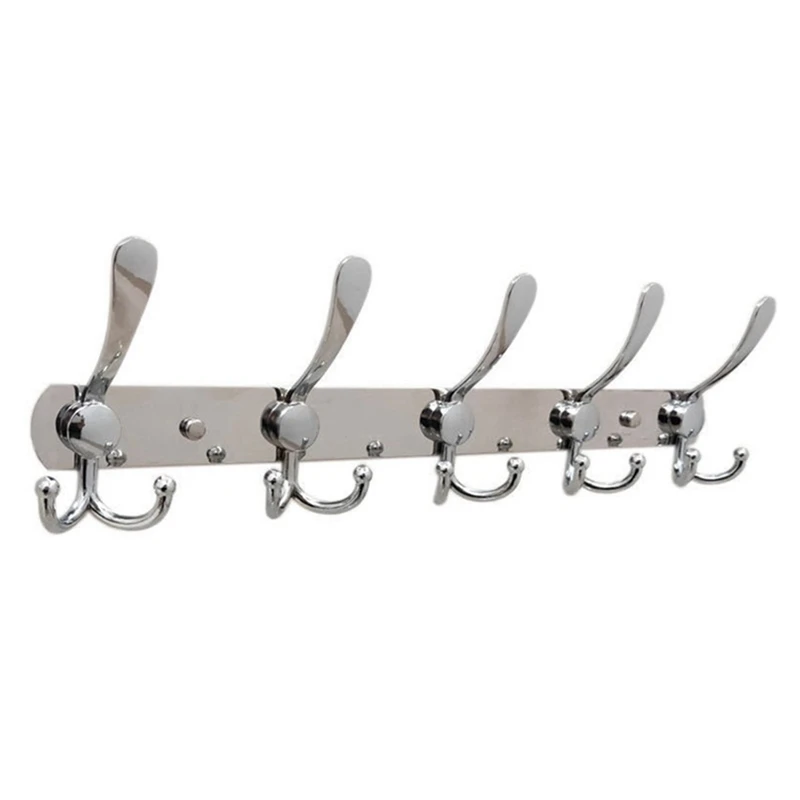 

Hooks Wall-Mounted Bathroom Hook Rack Bedroom Coat Hanger Wall Mounted Coat Racks For Coat Hat Towel Bathroom